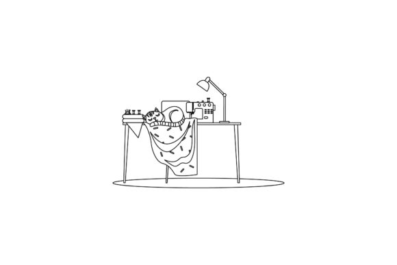 Cat Icon Cute Sleep Coloring Page Review