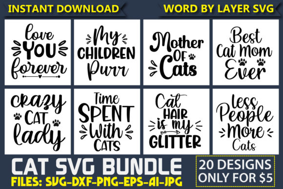 Cat SVG Bundle Vol.2 Review for Embroidery Projects