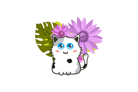 Cat with Garland Background Embroidery Review