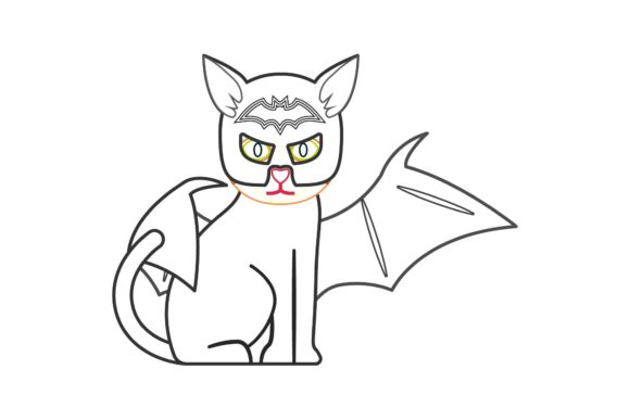 Halloween Cat Icon Color Line 465 Review