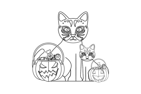 Halloween Cat Icon Outline - 498 Review