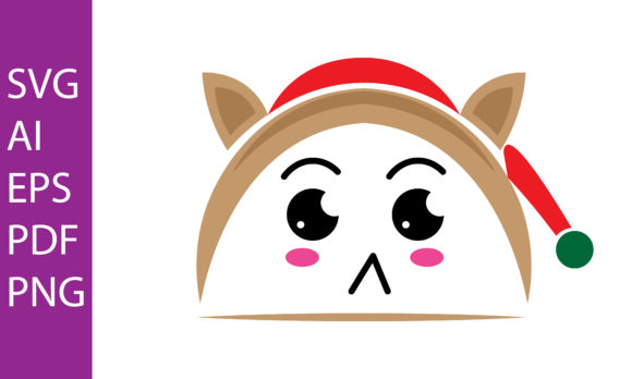 Kawaii Christmas Cat Illustration Review