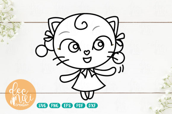 Little Cat Girl Coloring Book Review
