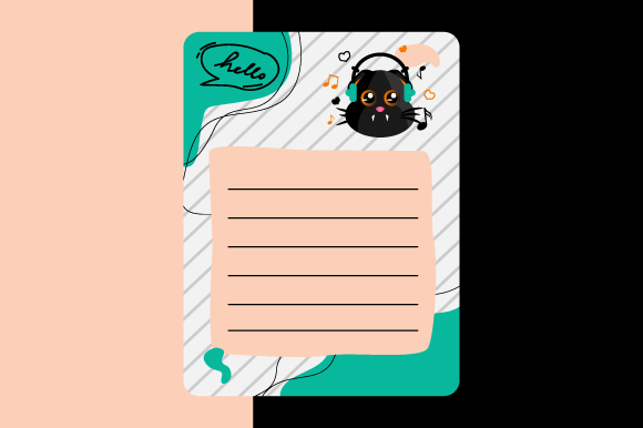 Notes Paper with Cute Head Animal Cat Review